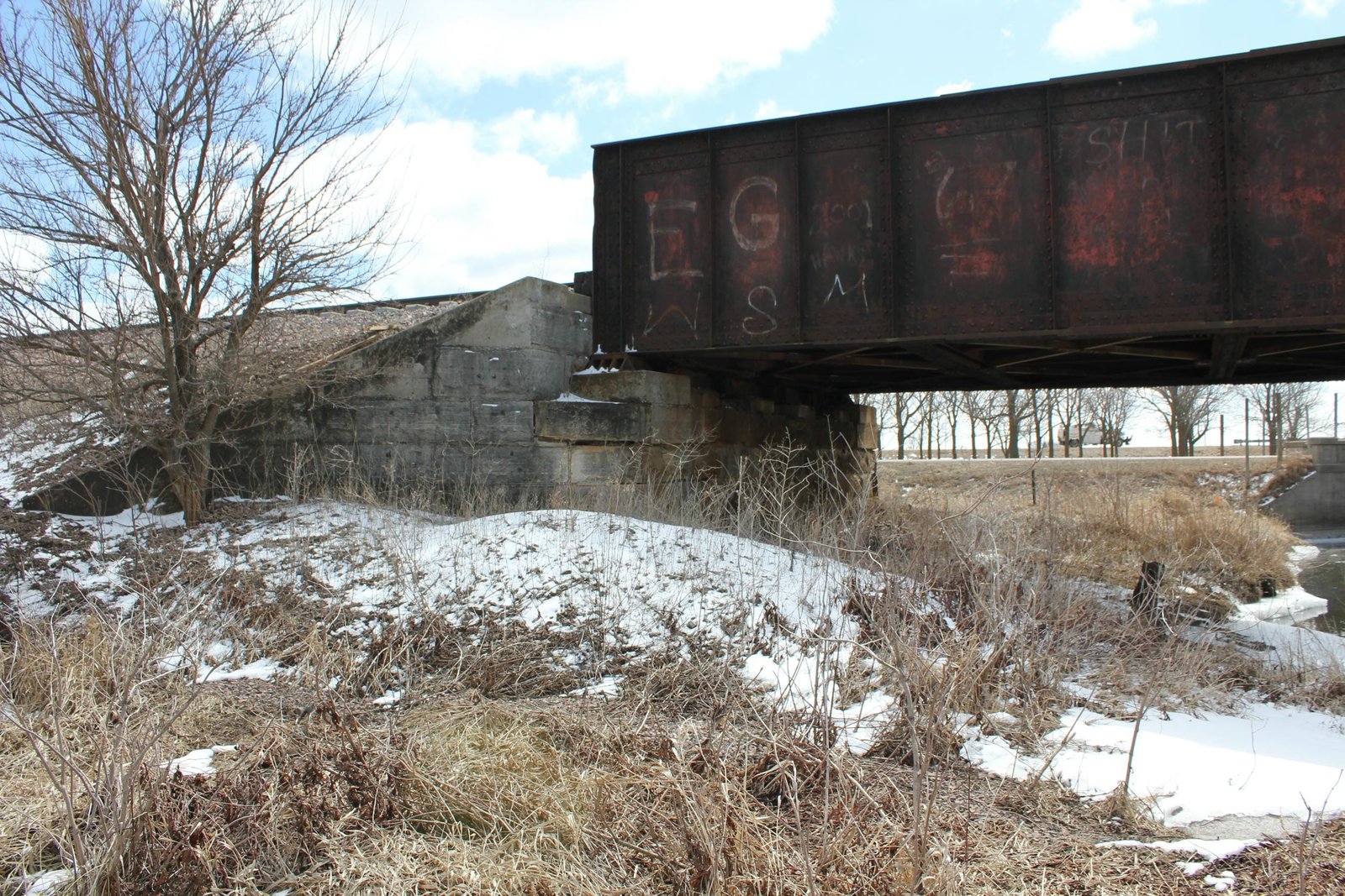 East abutment